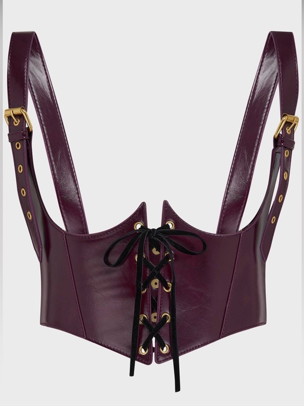KILLSTAR Burgundy Phantoms Embrace Harness Corset NWT M/L XL/2XL - Picture 3 of 6